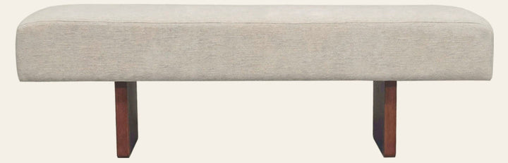 Francesca Bench in Taupe Walnut - bench by LH Imports - Whats New Furniture Portland OR