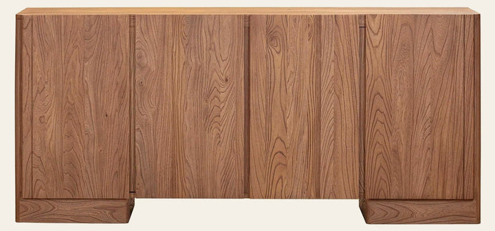 Freedom 4 Door Sideboard in Sandblast Caramel - elm four door sideboard by LH Imports - Whats New Furniture Portland OR
