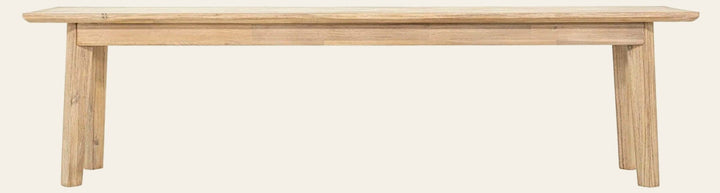 Gia Bench in Light Driftwood - solid acacia bench by LH Imports - Whats New Furniture Portland OR