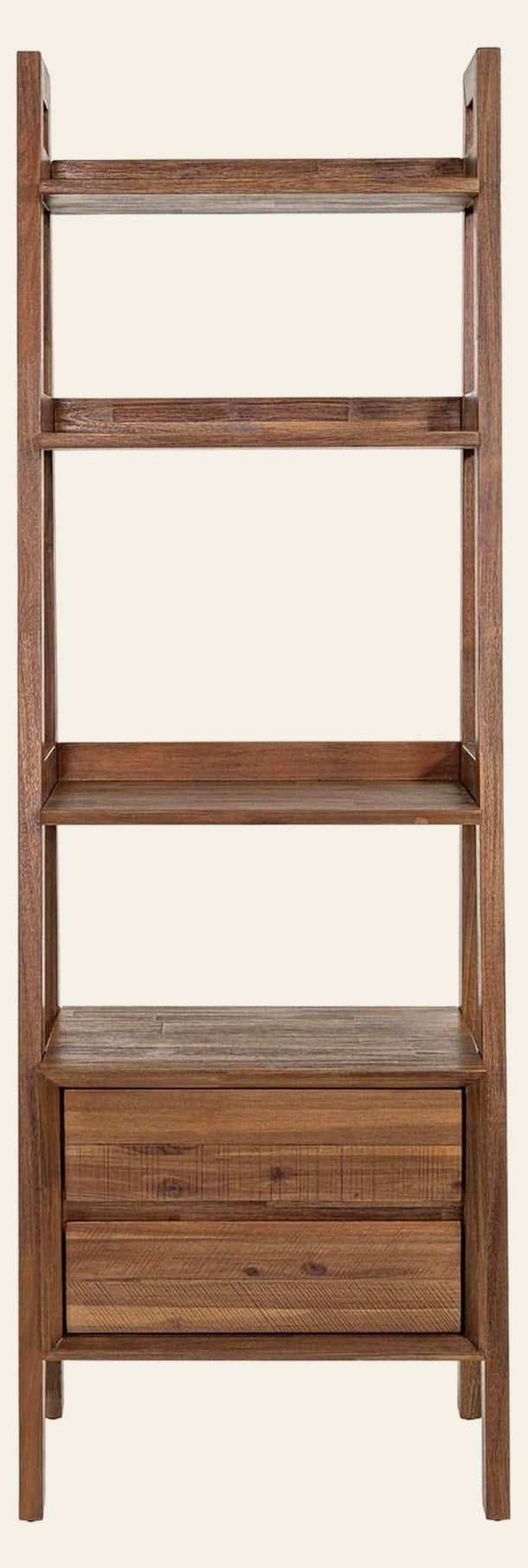 Gia Modular Bookcase in Warm Pecan - modular bookcase by LH Imports - Whats New Furniture Portland OR