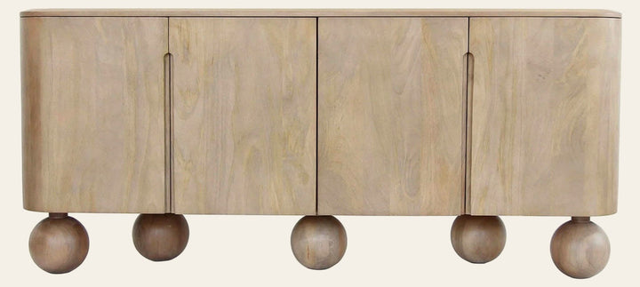 Globe Sideboard in Natural - mango wood sideboard by LH Imports - Whats New Furniture Portland OR