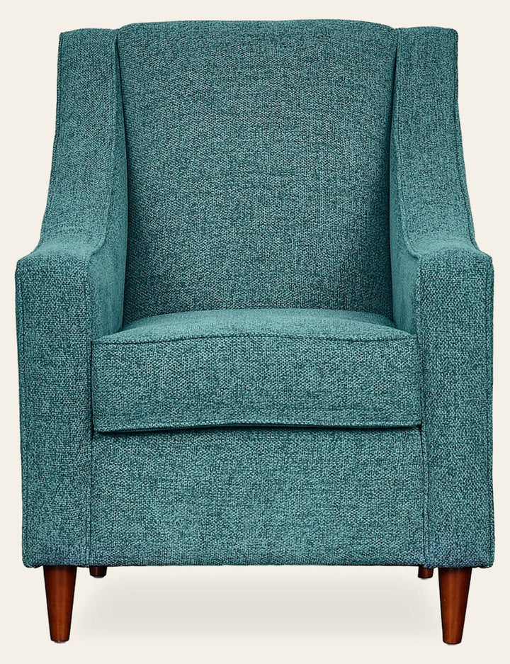 Hellion Lounge Chair in Nomad Turquoise - Oregon-made lounge chair by Stanton - Whats New Furniture Portland OR