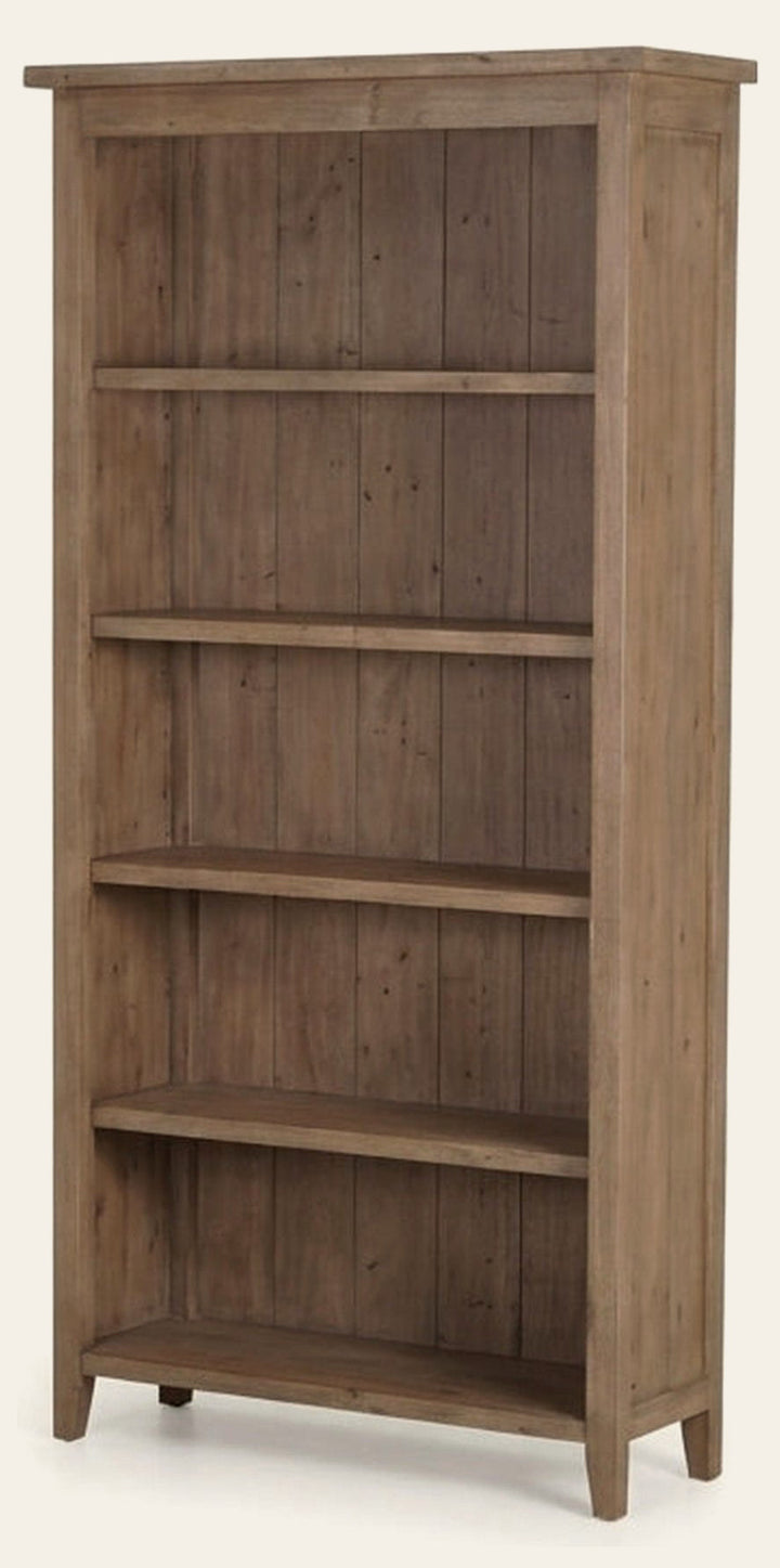 Irish Coast Bookshelf in Sundried Ash - Sundried Ash 5-shelf bookcase - Whats New Furniture Portland OR