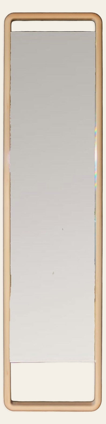 Japanese Hinoki Wood Floor Mirror - Whats New Furniture - Portland, Oregon