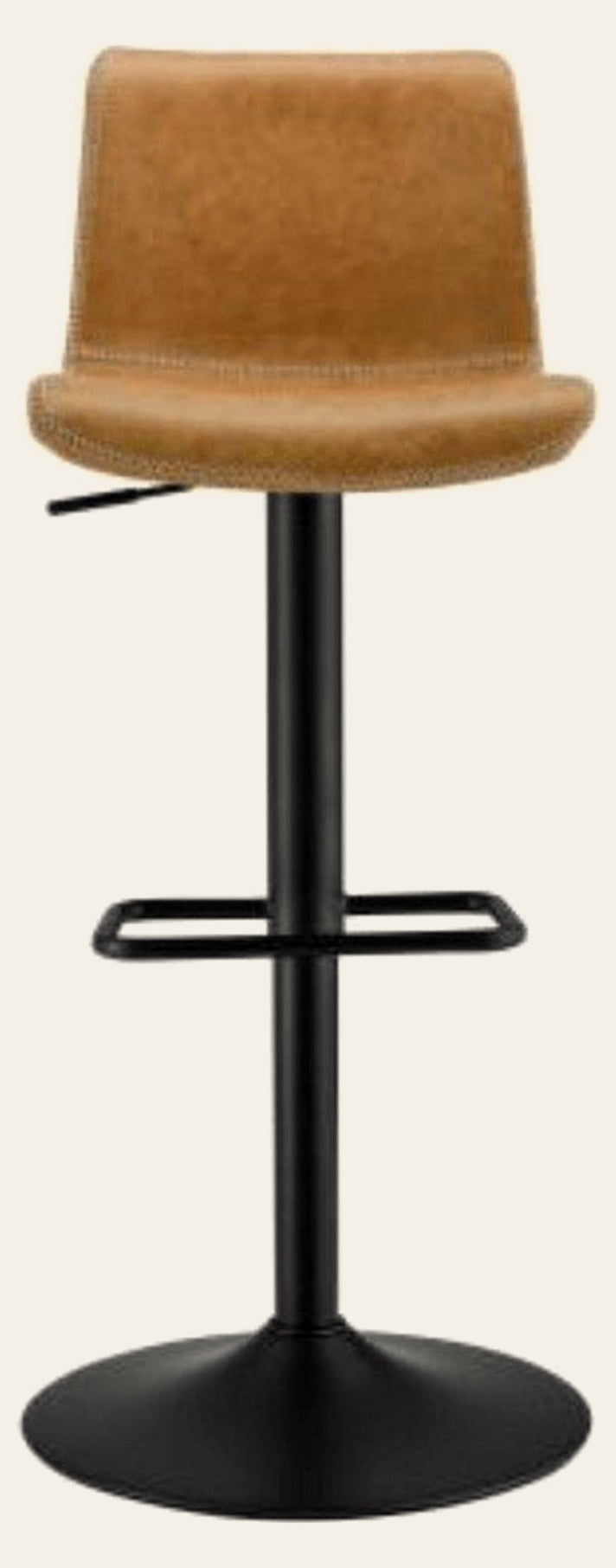 Jayden Low Back Gaslift Swivel Bar Stool in Vintage Cedar - adjustable swivel bar stool - Whats New Furniture Portland OR