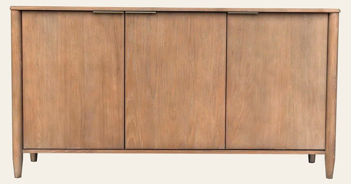 Kamelia Sideboard in Sand - sand oak sideboard by LH Imports - Whats New Furniture Portland OR