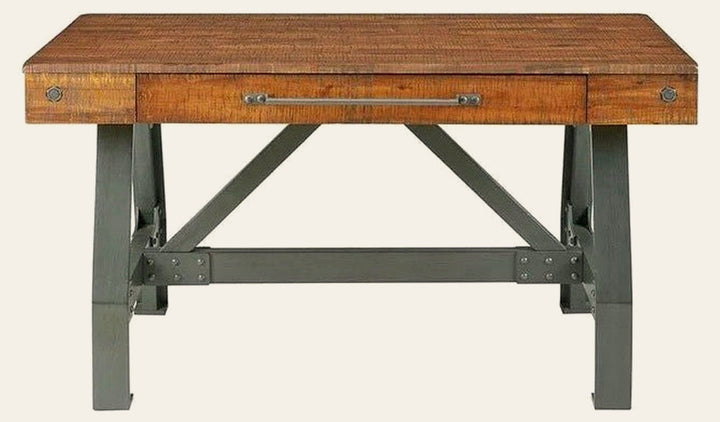 Lancaster Office Desk in Amber Graphite - Amber Graphite office desk by Olliix - Whats New Furniture Portland OR