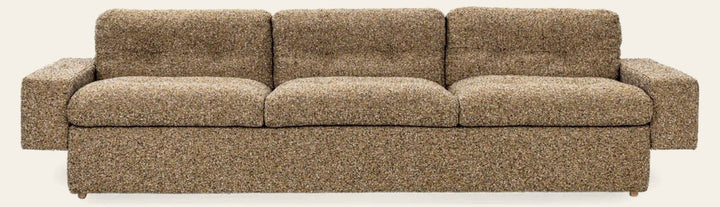 Lucca Sofa in Yellow Honey - statement leather sofa by Classic Home - Whats New Furniture Portland OR