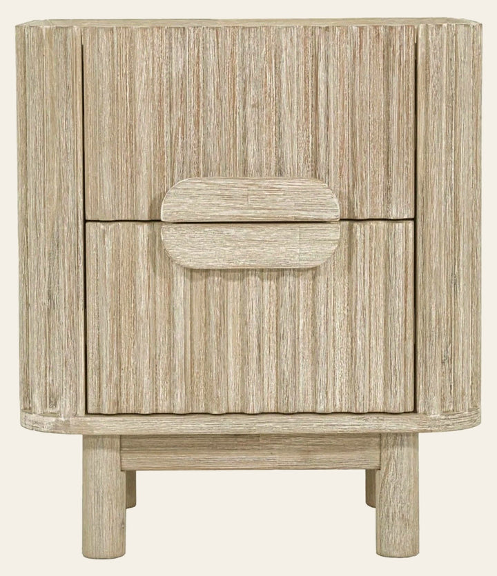 Oasis Nightstand in Natural White Washed - nightstand by LH Imports - Whats New Furniture Portland OR
