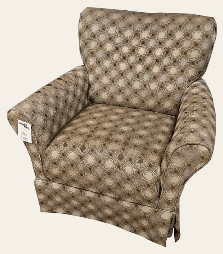 Patterned Swivel Rocker - What's New Furniture - Portland, Oregon
