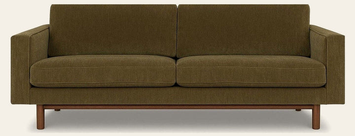 Pettygrove 3-Seater Sofa in Moss Olive Green - three-seat sofa private label - Whats New Furniture Portland OR