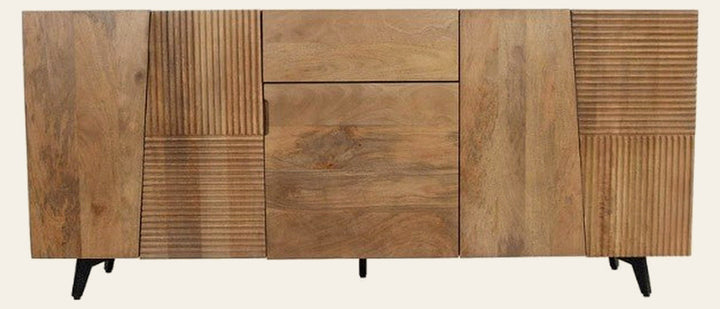 Peyton Sideboard in Honey - sideboard by LH Imports - Whats New Furniture Portland OR