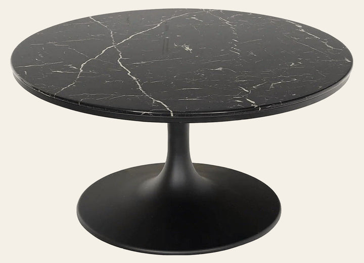 Primo Coffee Table in black - round black coffee table by LH Imports - Whats New Furniture Portland OR