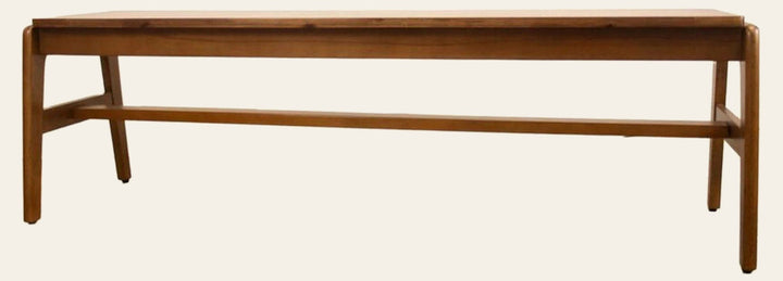 Remix Bench - side angle - mid-century modern benches - Whats New Furniture Portland OR