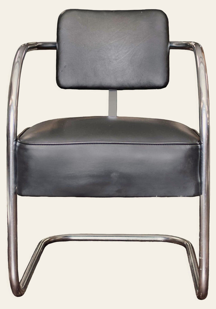 Retro Faux Leather Chair - Whats New Furniture - Portland, Oregon