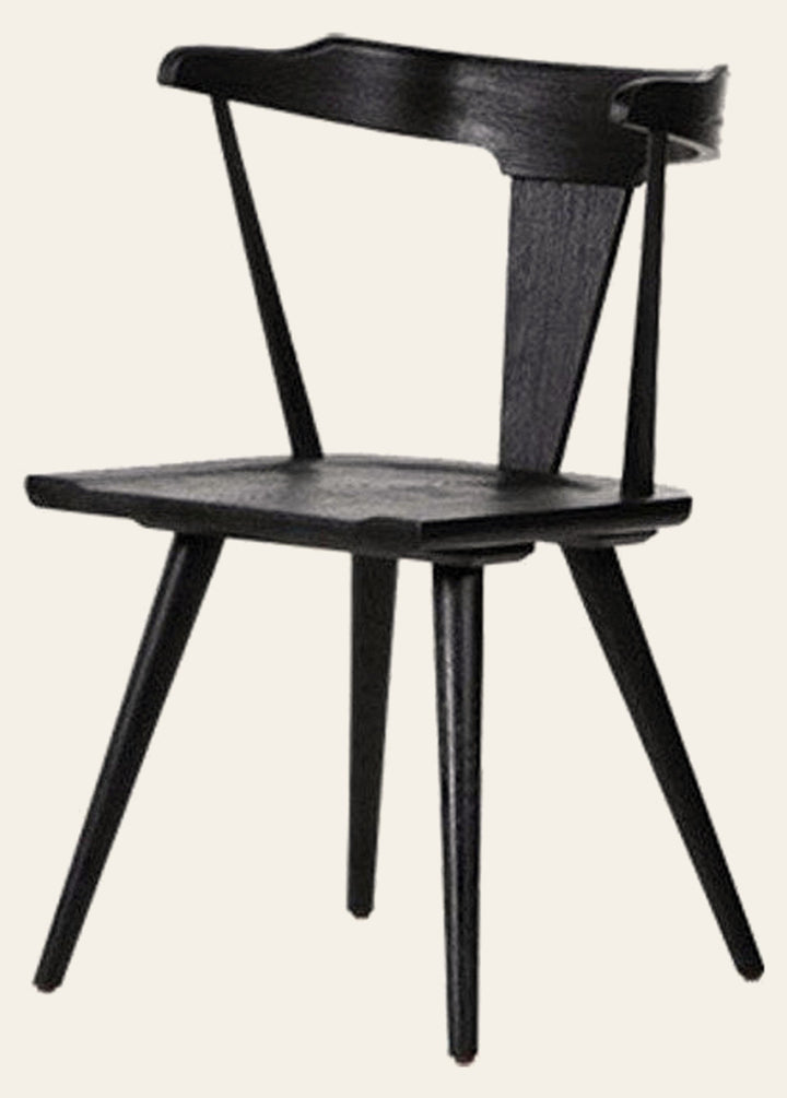 Ripley Dining Chair in Black Oak - dining chair by Four Hands - Whats New Furniture Portland OR