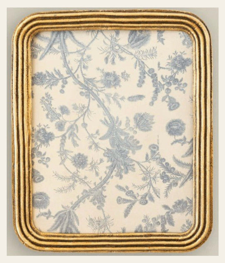 Rounded Edge Photo Frame in antique gold - antique gold photo frame - Whats New Furniture Portland OR