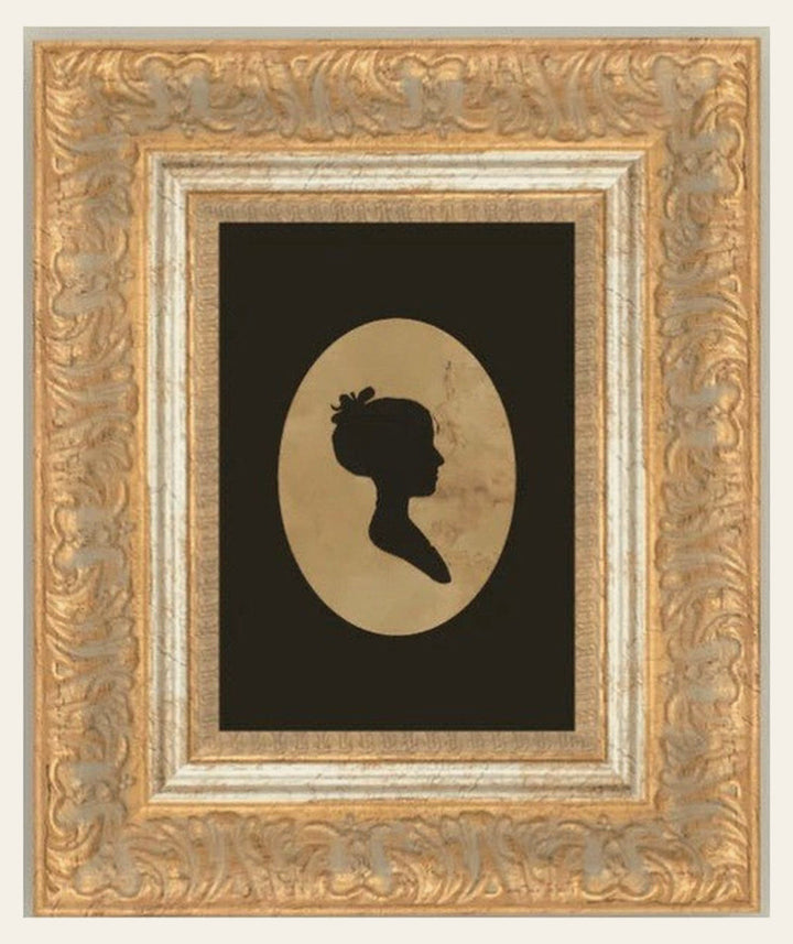Silhouette of Woman Facing Left - What's New Furniture Portland Oregon