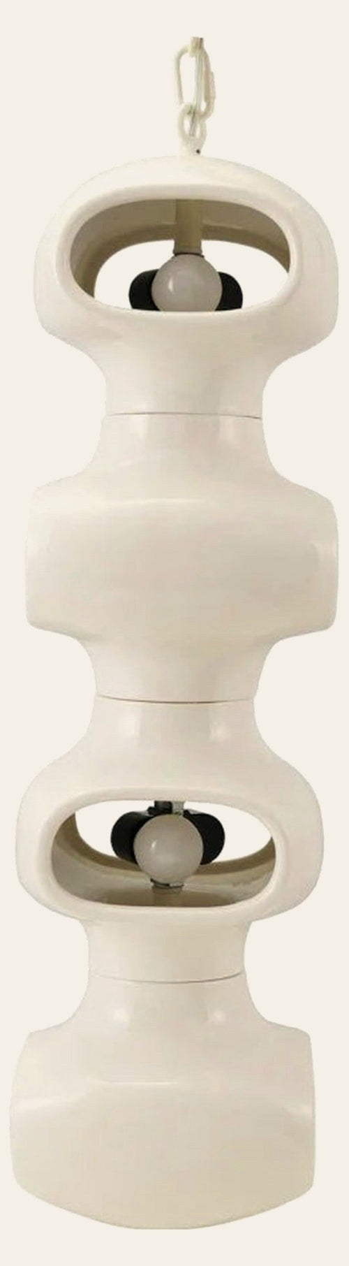 Stoneware Vintage Reproduction Abstract Pendant Lamp with 4 Lights - Whats New Furniture Portland OR