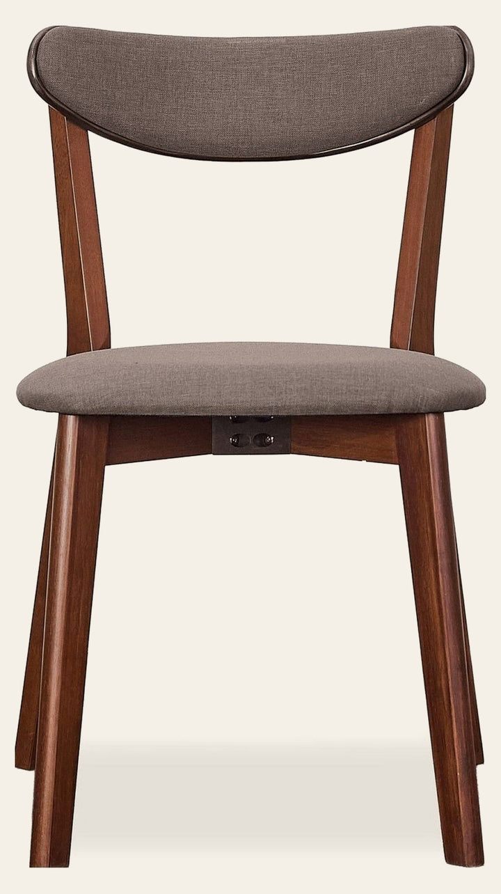 Tahoe Walnut Dining Chair in Grey/Walnut - walnut dining chair by Unique Furniture - Whats New Furniture Portland OR