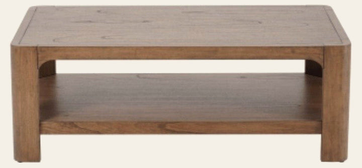 Trevin KD Rectangular Coffee Table in Walnut - rectangular coffee table by NPD - Whats New Furniture Portland OR