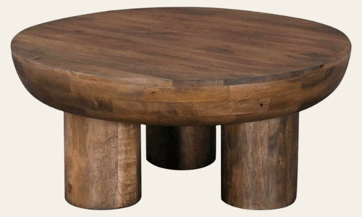 Wilder Coffee Table in Cinnamon - mango wood coffee table by LH Imports - Whats New Furniture Portland OR