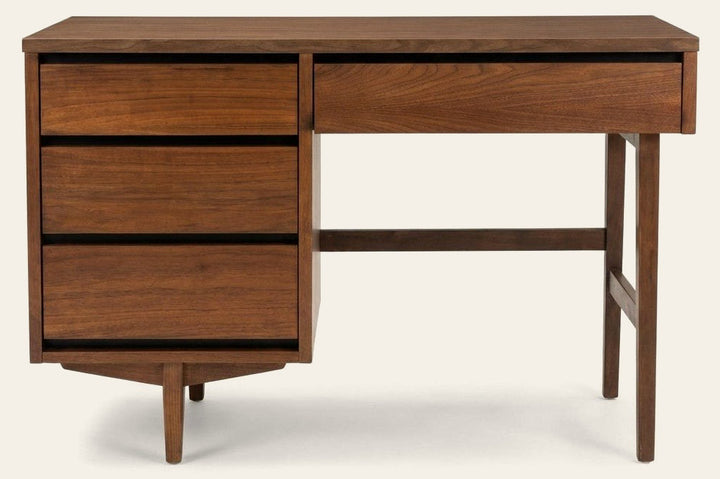 Walnut Mid-Century Desk - consignment furniture Portland - Whats New Furniture Portland OR