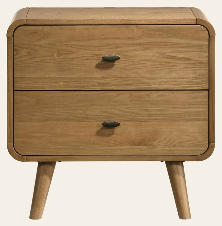 Robyn 2-drawer Nightstand in Natural - two drawer nightstand by Coaster - Whats New Furniture Portland OR