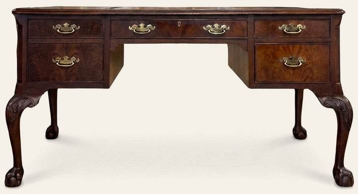 Clawfoot Desk by HEKMAN - consignment furniture Portland - Whats New Furniture Portland OR