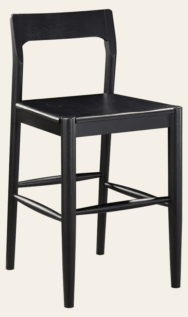 Owing Counter Stool in Black - studio - Moe's - Whats New Furniture Portland OR