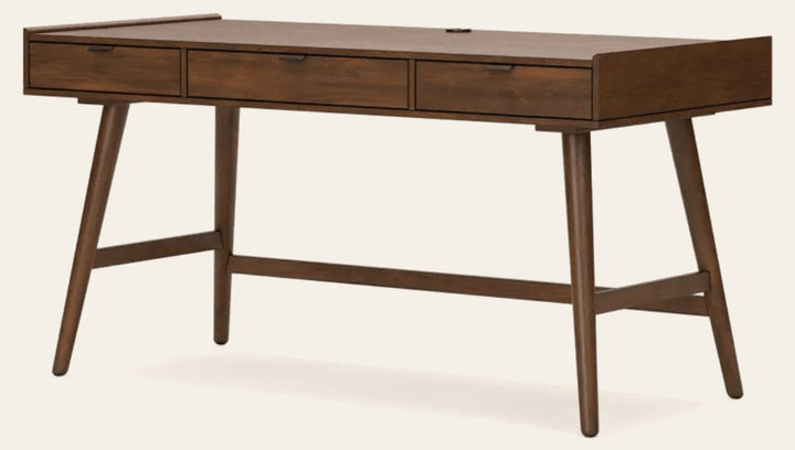 Lyncott Home Office Desk front view - Whats New Furniture Portland OR