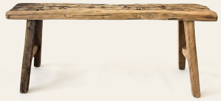 Natural Uttermost Bench - consignment furniture Portland - Whats New Furniture Portland OR