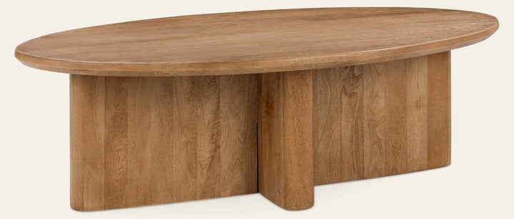 Montengo Oval Coffee Table - Natural Maple in Natural Maple - oval coffee table by Classic - Whats New Furniture Portland OR