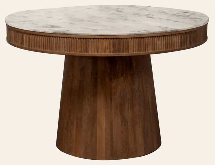 Ortega Round Marble Dining Table - What's New Furniture - Portland, Oregon