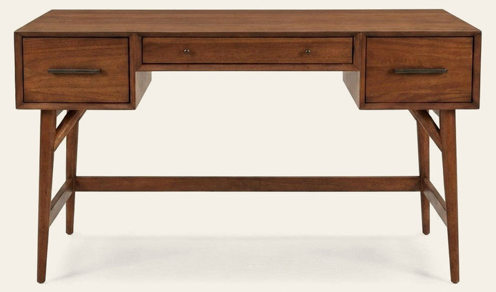 Walnut Mid-Century Desk - consignment furniture Portland - Whats New Furniture Portland OR