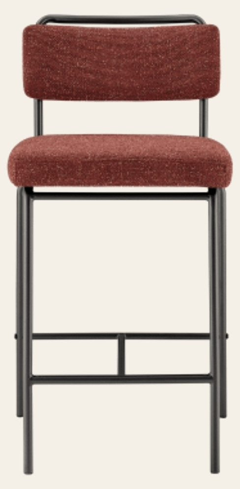 Zander Chenille Counter Stool - What's New Furniture - Portland, Oregon