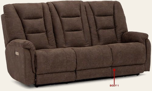 McKenzie power reclining sofa by Stanton, made in Canby Oregon - Whats New Furniture Portland OR