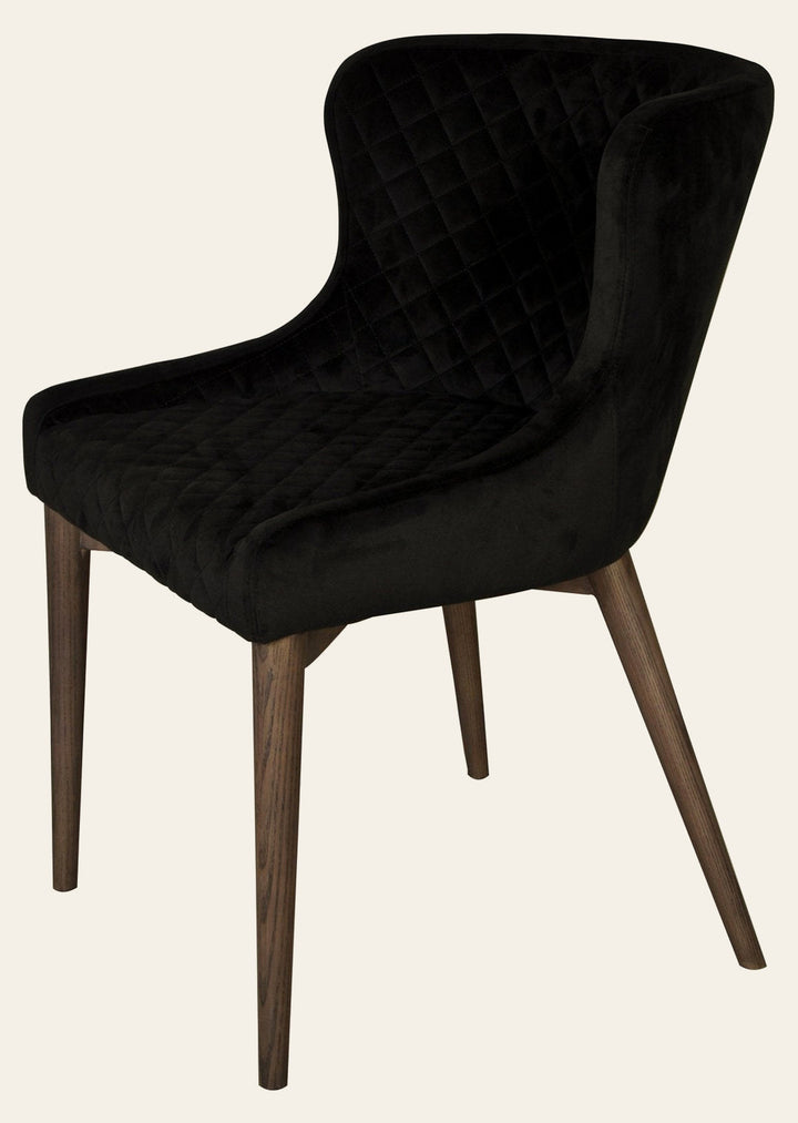 Mila Dining Chair in Black Velvet - dining chair by LH Imports - Whats New Furniture Portland OR