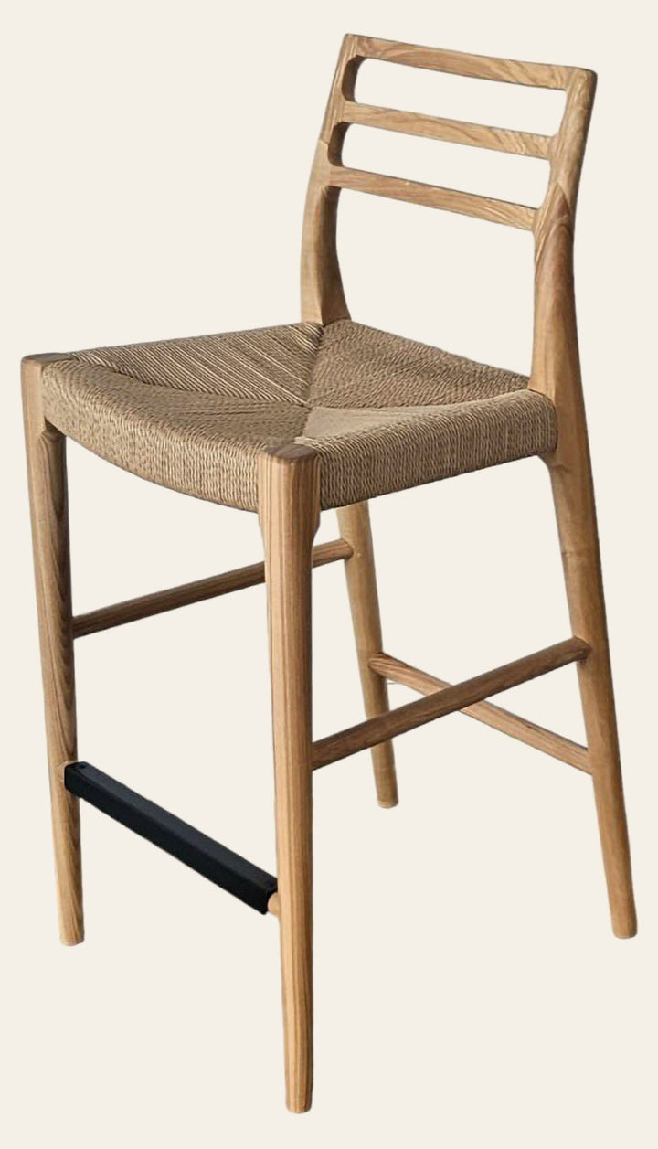 Java Bar Stool in Natural - counter stool by LH Imports - Whats New Furniture Portland OR