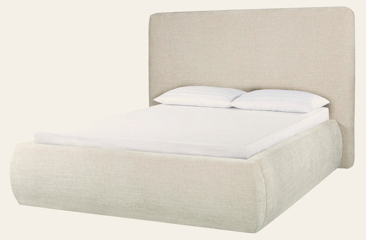 Oceana Queen Bed in Taupe - bed by LH Imports - Whats New Furniture Portland OR