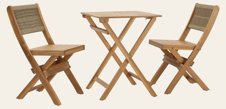 Balcony Outdoor Foldable Bistro Set - dining table by LH Imports - Whats New Furniture Portland OR