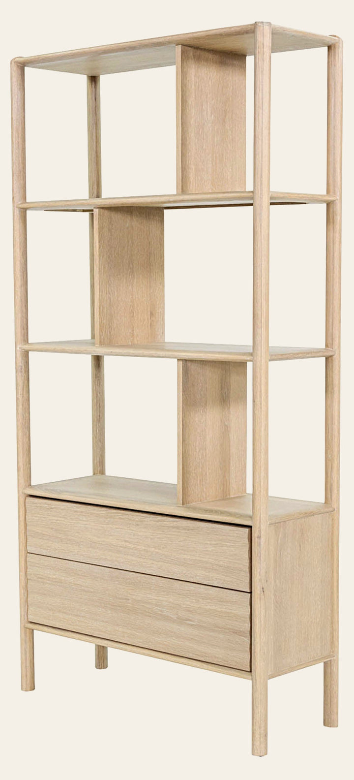 Runway Bookcase in Light Oak - bookcase by LH Imports - Whats New Furniture Portland OR