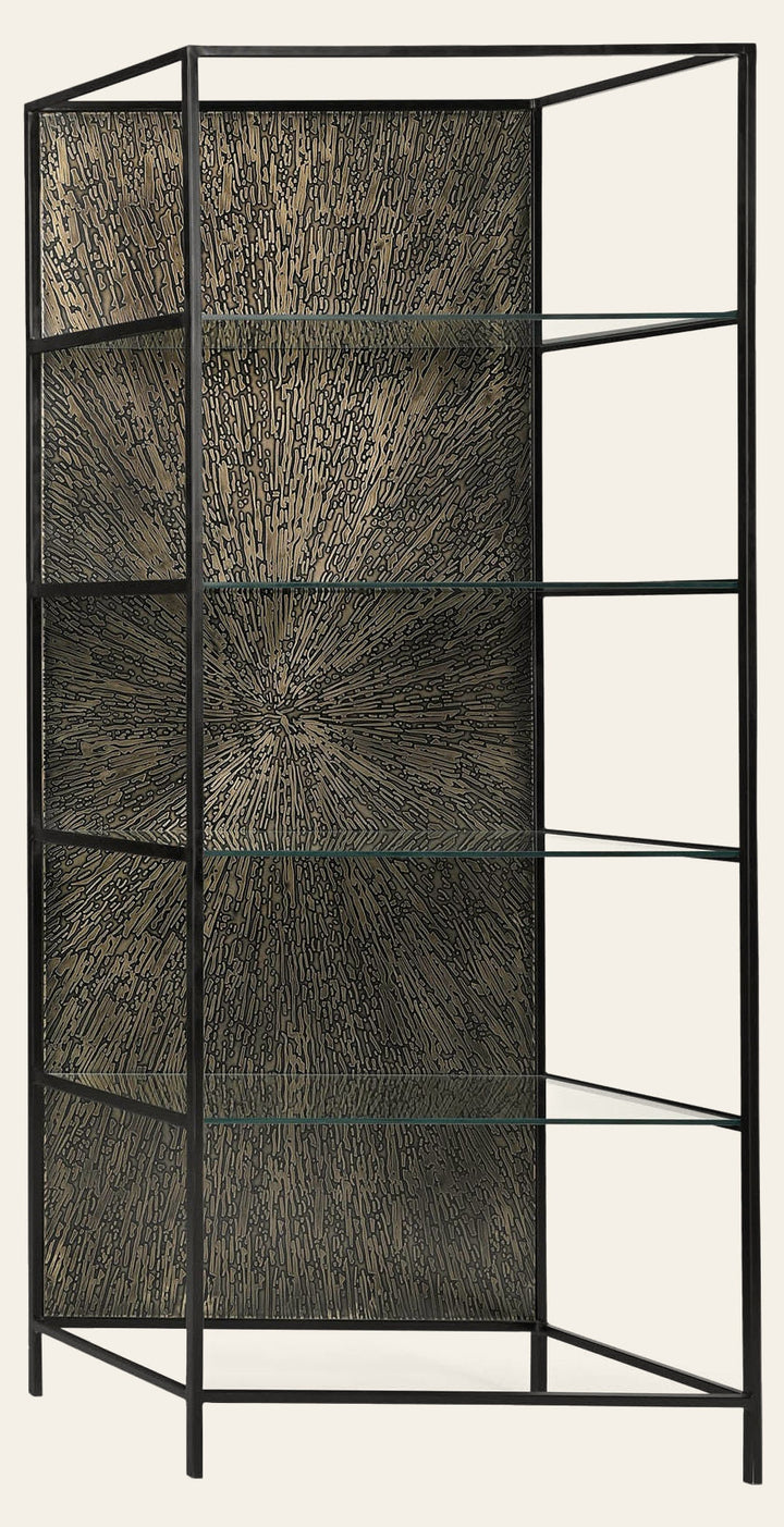 Venus Bookcase in Black - bookcase by LH Imports - Whats New Furniture Portland OR