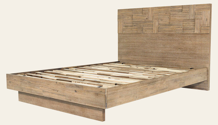 Atlantis King Bed in Light Taupe - bed by LH Imports - Whats New Furniture Portland OR