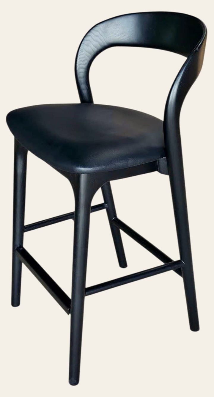 Rotondo Counter Stool in Black - counter stool by LH Imports - Whats New Furniture Portland OR