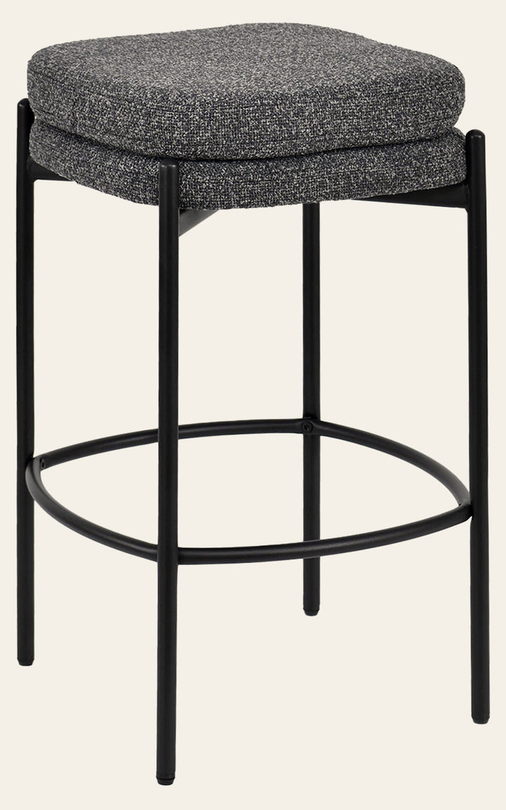 Nina Counter Stool in Chunky Grey - Whats New Furniture Portland