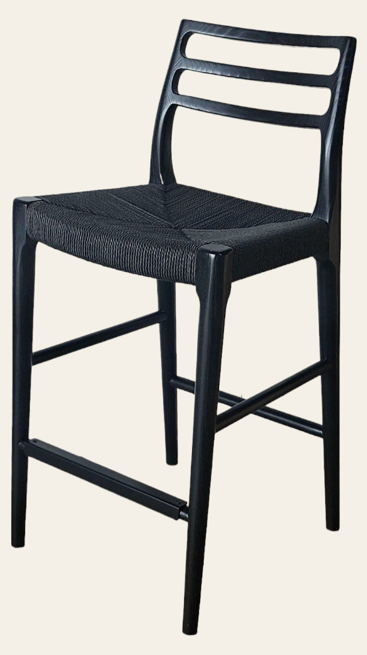 Java Narrow Counter Stool in Black - counter stool by LH Imports - Whats New Furniture Portland OR
