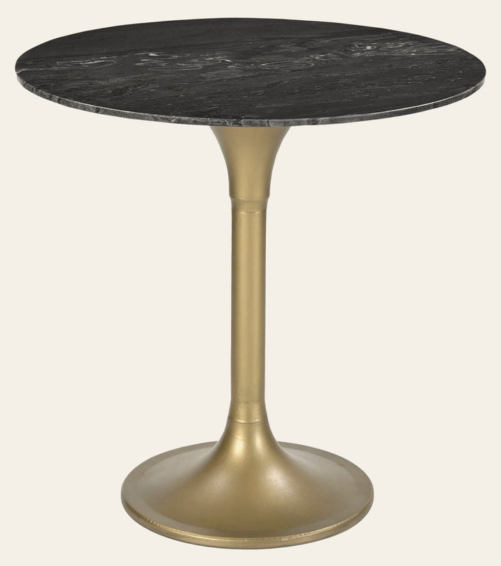 Pandora Bistro Table in Italian Black Marble - dining table by LH Imports - Whats New Furniture Portland OR