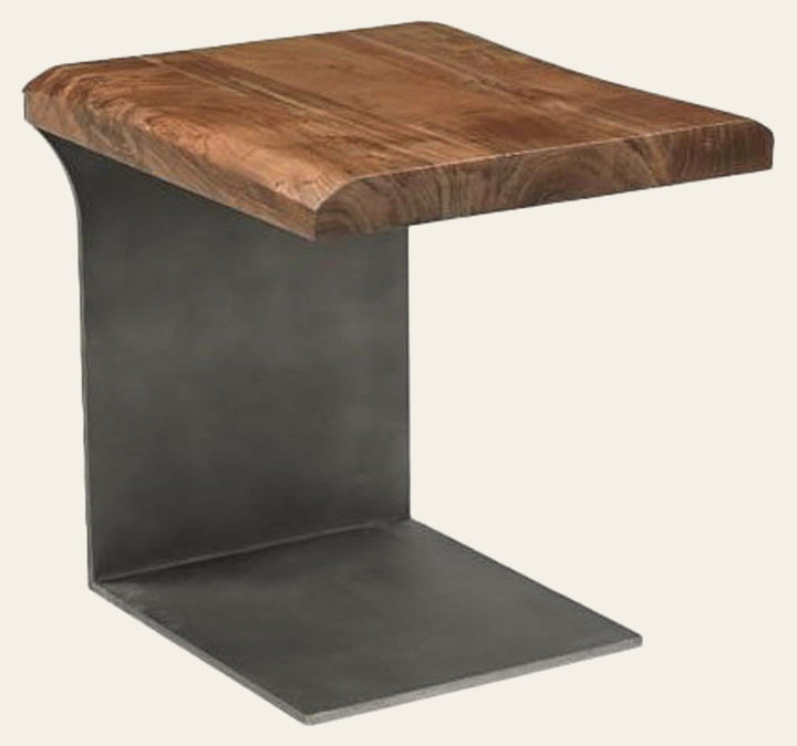 Restore Live Edge Side Table - side table by LH Imports - Whats New Furniture Portland OR