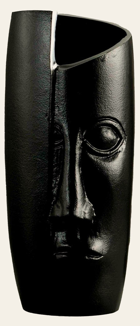 Breeze Masquerade Vase Small in Polished Black - Whats New Furniture Portland